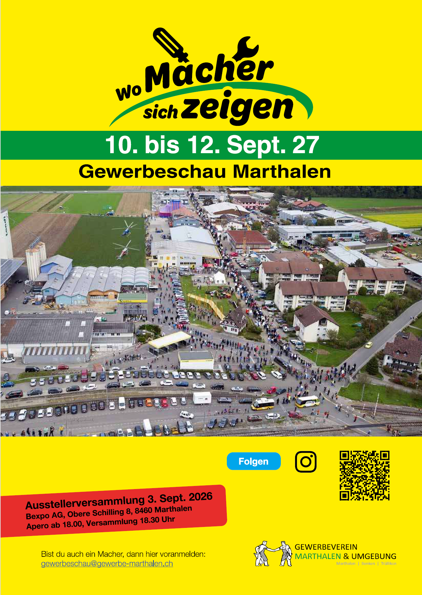 Ausstellerversammlung Gewerbeschau Marthalen 2027