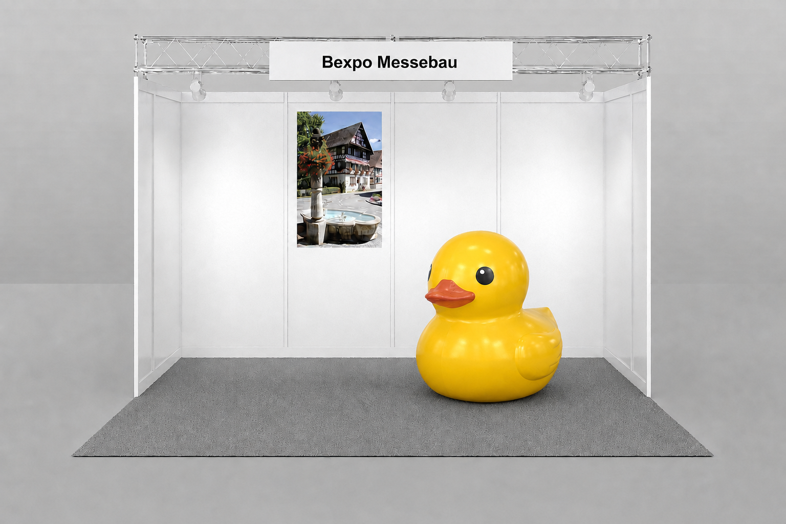 Entwurf Messestand Gewerbeschau Marthalen 2027